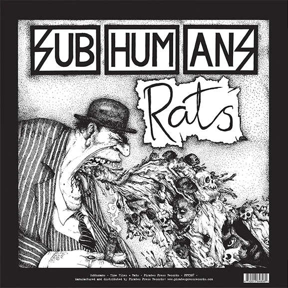 Subhumans - Time Flies + Rats (Red) Sale