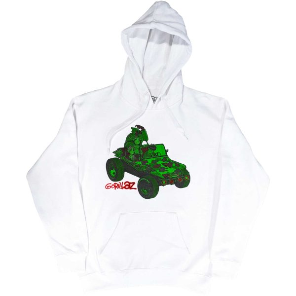 Gorillaz - Green Geep Hoodie Hot on Sale