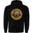 Guns N  Roses - Logo Zipped Hoodie Online Sale