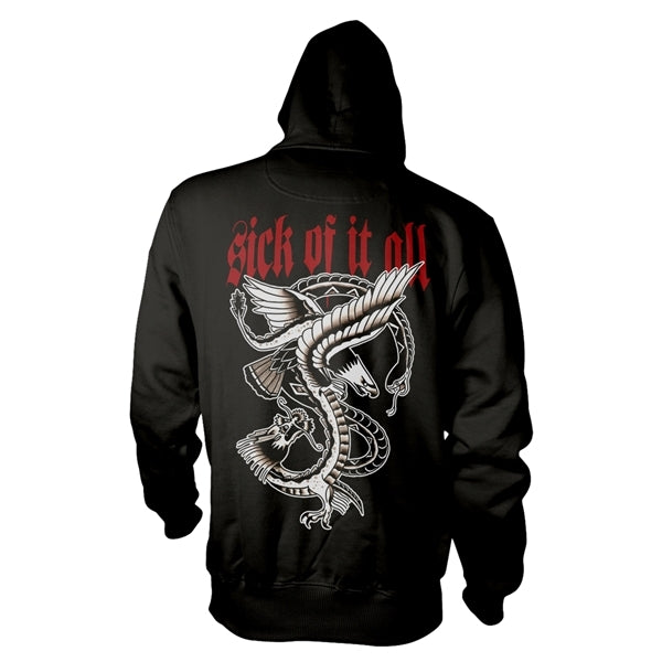 Sick Of It All - Eagle Hoodie Online Hot Sale