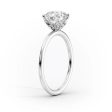 The Lily Set With A 1.5 Carat Pear Moissanite Online Hot Sale