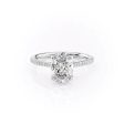 The Pave Lexie Set With A 3.5 Carat Oval Moissanite Online Sale